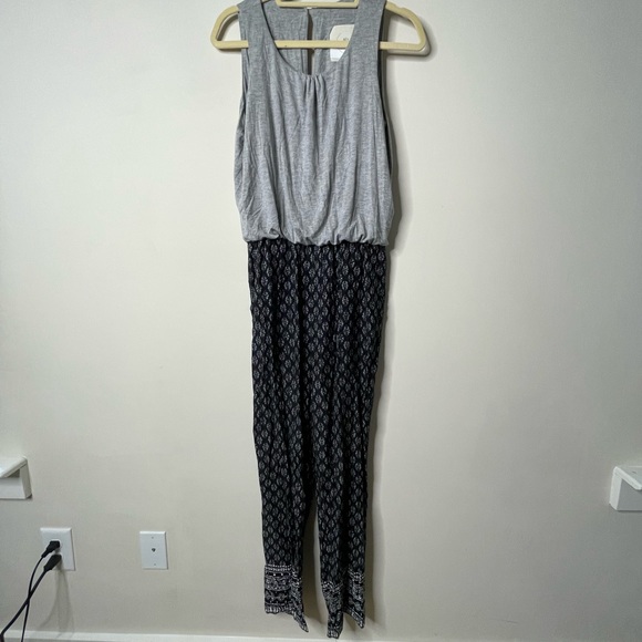 Anthro Hei Hei Rhodes Jumpsuit Black/Grey Small - Picture 2 of 11